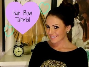 Easy Hair Bow Tutorial