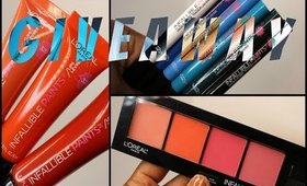 GIVEAWAY!!! LOREAL INFALLIBLE PAINTS SWATCHES - DARK SKIN