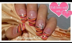 ABSTRACT SPRING, NAIL ART FOR BEGINNERS - Floral French Tip