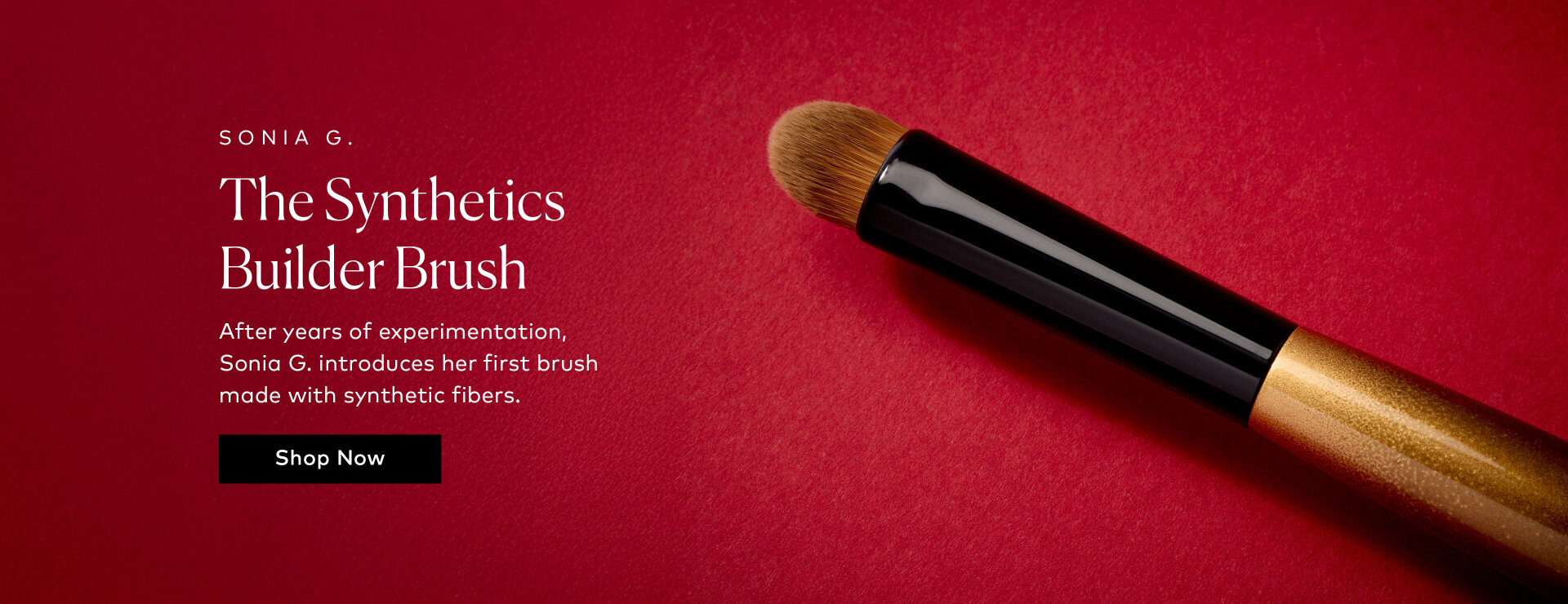 After years of exploring synthetic fibers on and off, Sonia G.’s first-ever synthetic brush is here. Shop it now on Beautylish.com