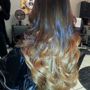 Ombré hair color