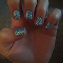 glitter nails!