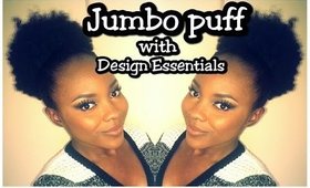 JUMBO PUFF on short natural hair!│Tamekans