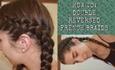 HOW TO: DOUBLE REVERSED FRENCH BRAIDS