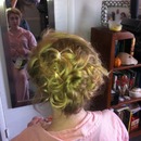 Messy prom up-do 