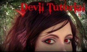 Devil Makeup Tutorial - Halloween Costume idea with hair and nails