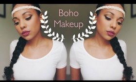 Boho Hair & Makeup Look