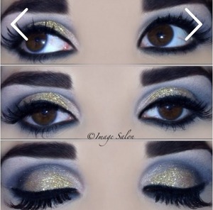 NOT MY WORK. 
Just thought whoever made this eye makeup did an amazing job going to try it out ^.^ 