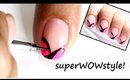 Pink French Tip Nail Art Designs - (For Prom, Bridesmaids) - Cute French Manicure Designs