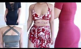 HUGE TRY-ON HAUL SUMMER 16' | FASHIONNOVA, AMICLUBWEAR, BOURGEOIS BOUTIQUE & MORE!