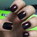 Black cherry nails