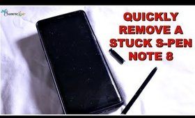 SYLUS BROKE INSIDE NOTE 8 - HOW I REMOVED IT!!!