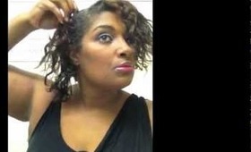 { 23 }  Braid out on week old flat iron