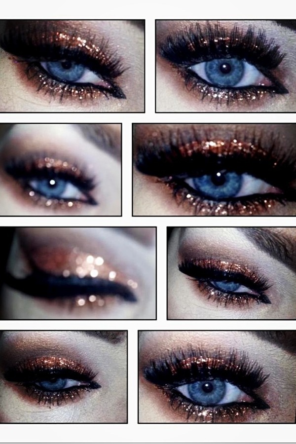 copper glitter eye Tracey R.'s Photo Beautylish