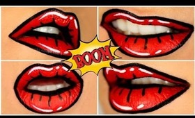 Lip Art Tutorial: Cartoon / pop art