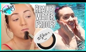 Testing Waterproof Makeup in the Pool! | Urban Decay All Nighter Setting Powder