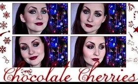 Chocolate Cherries: Holiday Party Makeup