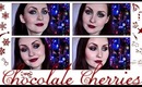 Chocolate Cherries: Holiday Party Makeup