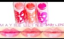 Maybelline Baby Lips Crystal Lip Swatches