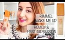 RIMMEL WAKE ME UP FOUNDATION | REVIEW & FIRST IMPRESSION