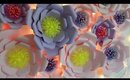 DIY Paper Rose Flower | How To Make Diy Rose Tutorial (Large Size Paper Rose) | Baby Shower Decor