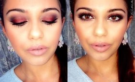 Deep Burgundy Sexy/Sultry Smokey Eye | Lots of New Products!!