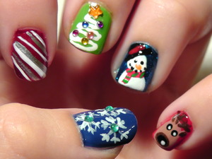 Christmas Nails :)