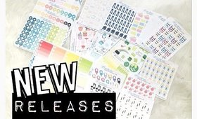 Planner Stickers NEW RELEASES! //  KarolinasKrafts