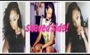 My Shaved Side ! Rihanna Inspired Tut!(Peruvian virgin body wave hair -Four Seasons Beauty)