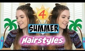 4 Summer Hairstyles : Fun, Simple, and Cute!