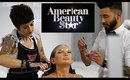 Behind the Scenes of American Beauty Star on Lifetime w Andrew Velazquez | mathias4makeup