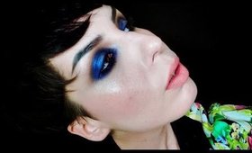 Blue Halo Smokey Eye Makeup Tutorial - Spring Trend 2016