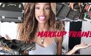 Whats In My MakeUp Train+ Organizing ! ShareesLove143