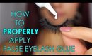 ALL ABOUT ADHESIVES Part 1 of 3: How to PROPERLY Apply False Eyelash Glue