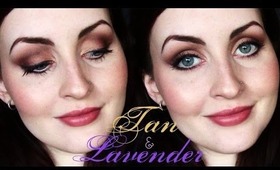 Lavender & Tan Makeup