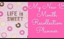 2017 2018 NEW Recollection Planner