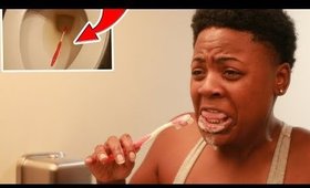 "DIPPED TOOTHBRUSH IN TOILET" PRANK!!!!!