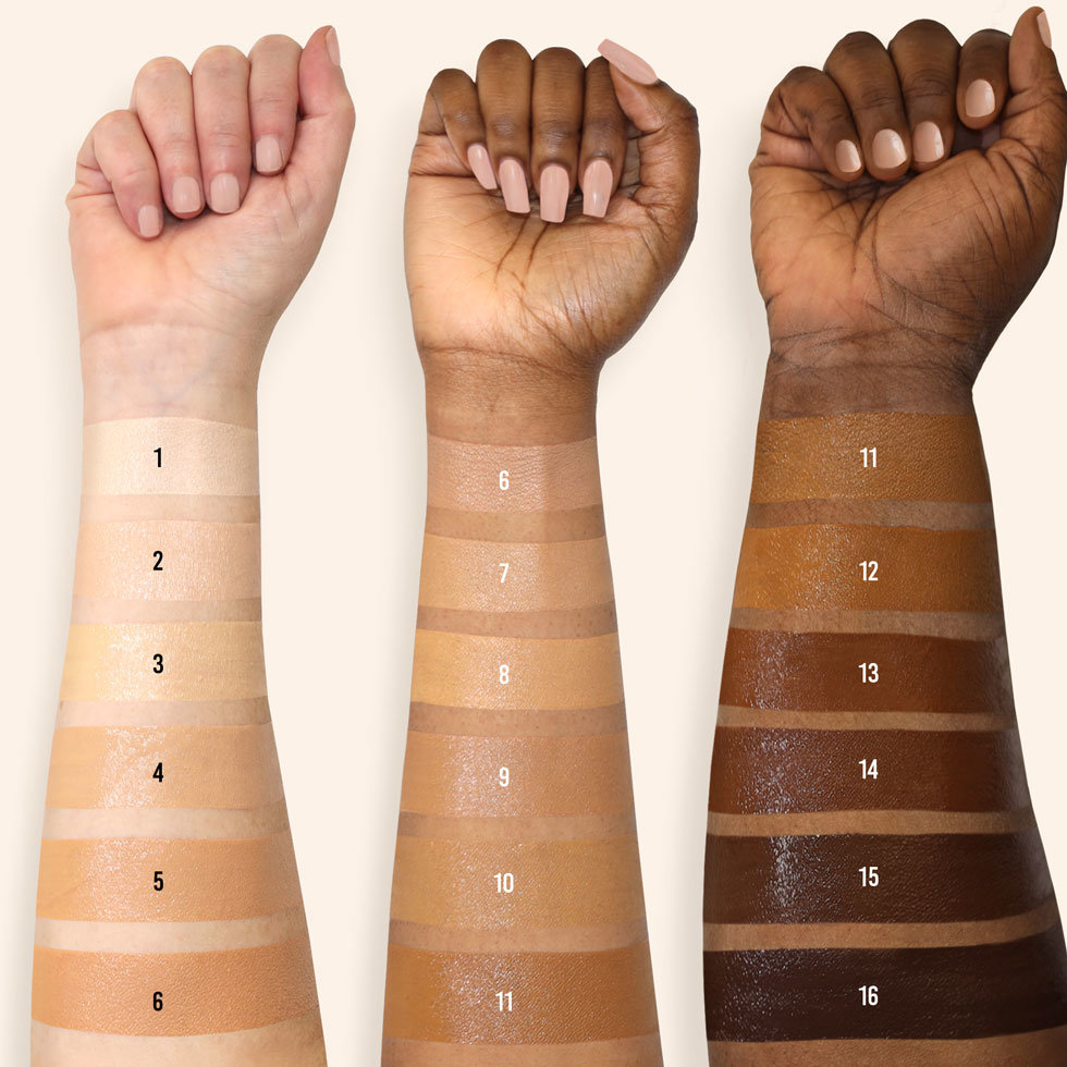 Danessa Myricks Yummy Skin Serum Tint Arm Swatches