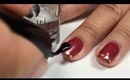 Glitter Placement French Tip by The Crafty Ninja