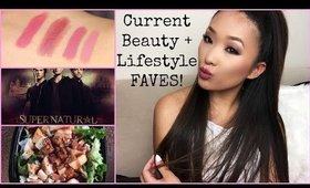 CURRENT BEAUTY + LIFESTYLE FAVORITES! | MOST USED MAKEUP,  HEALTHY FOODS, TV SHOW | hollyannaeree