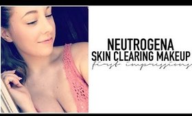 First Impressions // Neutrogena Skin Clearing Makeup