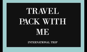 TRAVEL PACK WITH ME