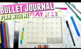 May 2017 Bullet Journal Plan With Me, Bullet Journal Setup May 2017