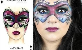 MASQUERADE Mask: Halloween Makeup Tutorial