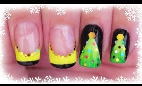 Advent Calendar | 16 - Neon Christmas nail art ✩ Martina Ek