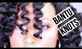 HOW TO GET THE PERFECT BANTU KNOT OUT ON NATURAL HAIR!! Guaranteed Results