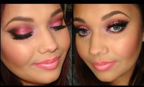 Summer Pink Smokey Eye