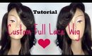 ♥ How To  make a Custom wig with lace closure