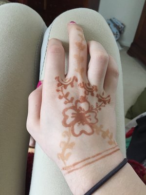 Henna I got done yesterday 👌
