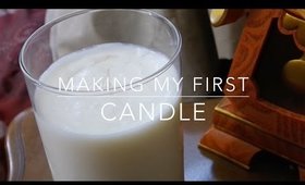 Making My First Candle